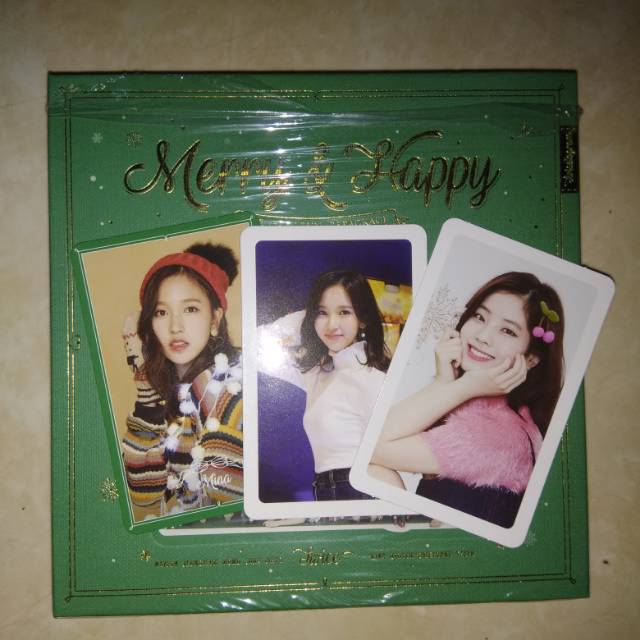 [PC] TWICE 1ST REPACKAGE ALBUM "MERRY AND HAPPY" HAPPY VER
