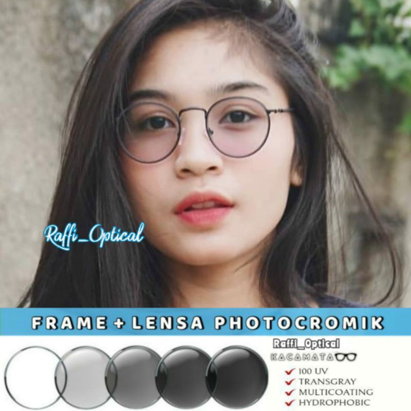 KACAMATA PHOTOCROMIC  Terbaru/gratis lensa photocromic // kacamata wanita 6265