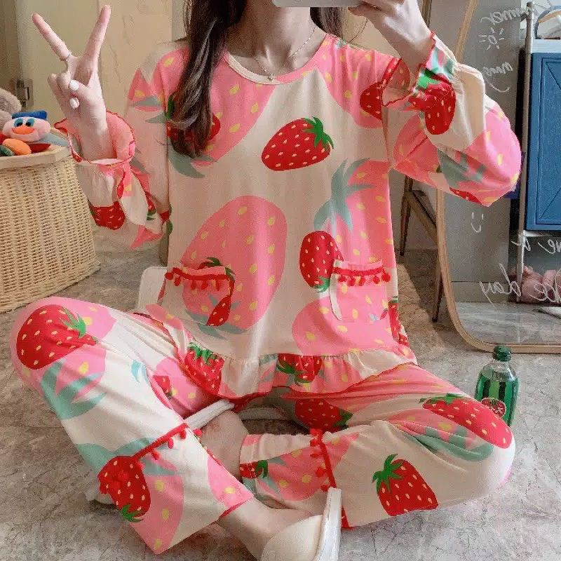 PIYAMA IMPORT PP STRAWBERRY PREMIUM QUALITY XXL