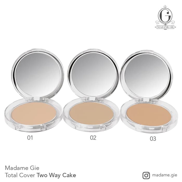 Madame Gie Total Cover BB Two Way Cake - Bedak Padat