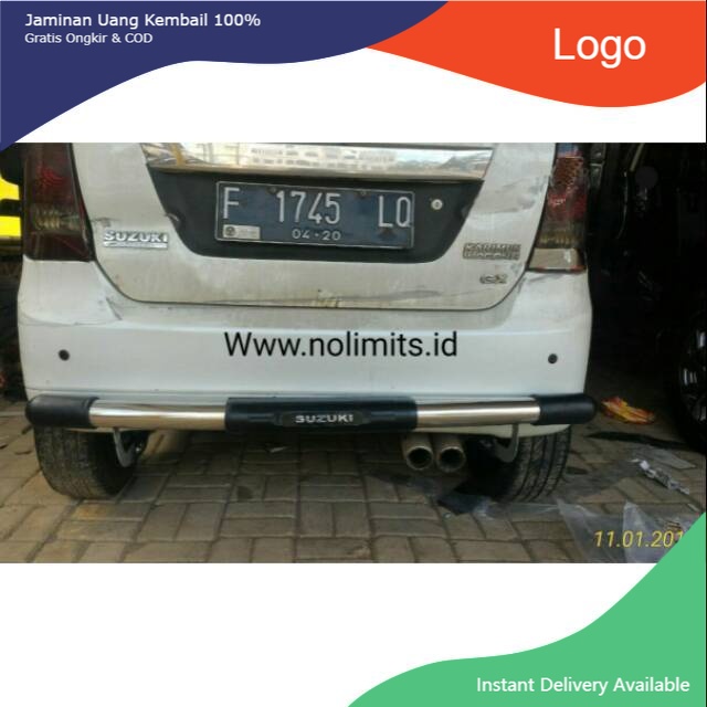 ORIGINAL PABRIK KHUSUS GOJEK TANDUK BELAKANG WAGON R BEMPER BELAKANG WAGON R PENGAMAN BELAKANG WAGON