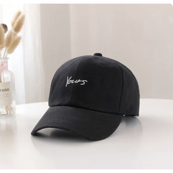 Topi Distro Baseball Yours Korea Bordir Pria Wanita