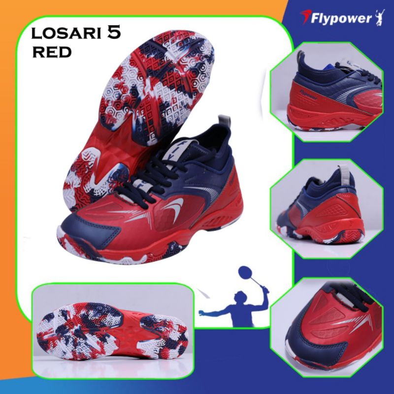 Sepatu Badminton Flypower Losari 5 Original