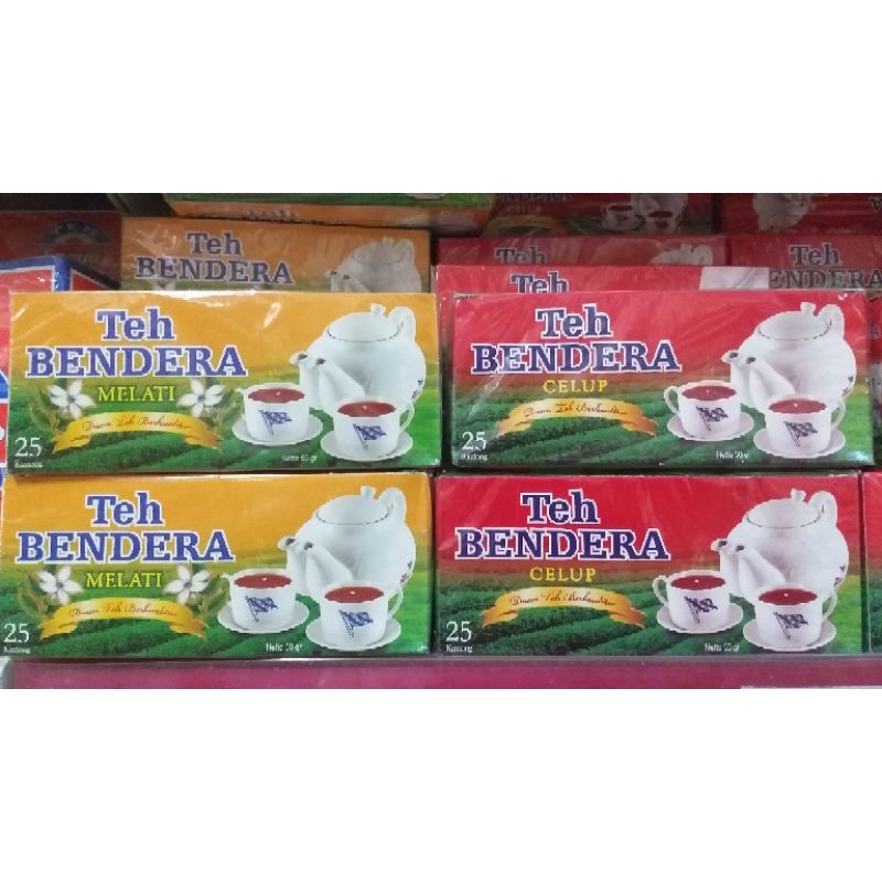 

teh celup bendera isi 25 sachet