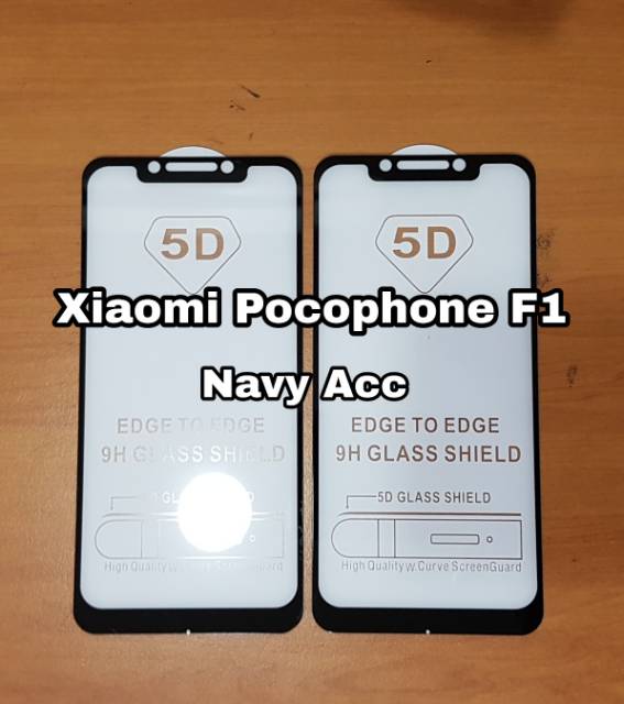 Tempered Glass Pocophone F1 5D Full Cover - Tempered Pocophone F1