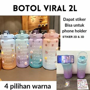BOTOL AIR MINUM RAINBOW 2 LITER / BOTOL OUTDOOR SPORT