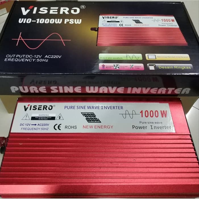 Power Inverter 12V 1000W Pure Sine Wave Visero (VIO-1000W PSW)