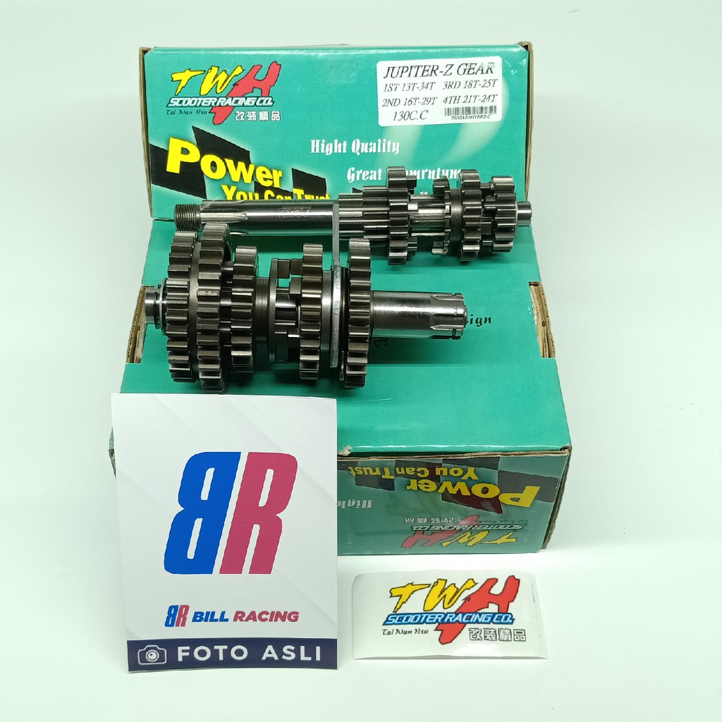 GEAR RATIO GIGI RASIO JUPITER Z 13-34 / 13-36 TWH RACING