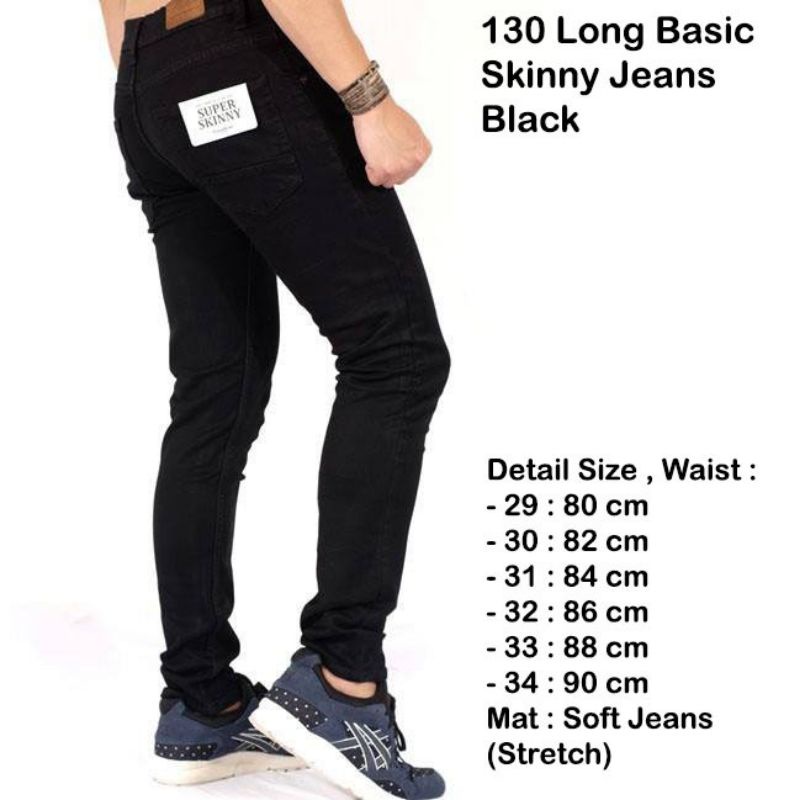 Celana jeans TERLARIS panjang skinny semi soft cowok/pria murah