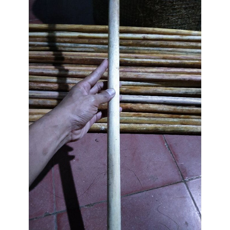 Tongkat Kayu Dowel D20MM Stick Kayu Kayu Rambatan Kayu Gagang Sapu Kayu Gagang Pel Murah