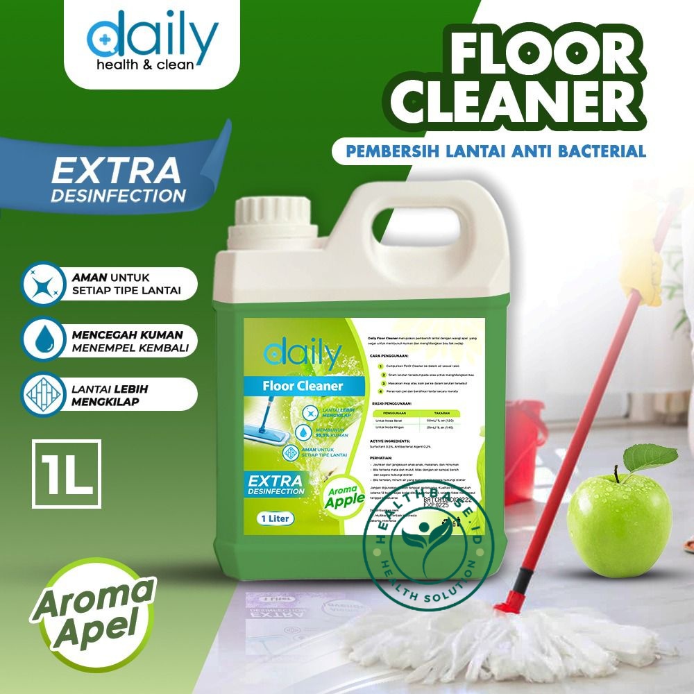 PEMBERSIH LANTAI RAMAH LINGKUNGAN LAVENDER | FLOOR CLEANER 1 LITER ANTIBACTERIAL