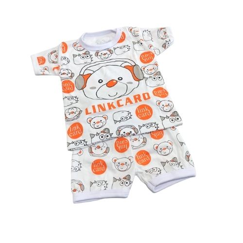 Setelan Oblong Anak  Lengan Pendek || Celana Pendek Hitam size 4,6,8
