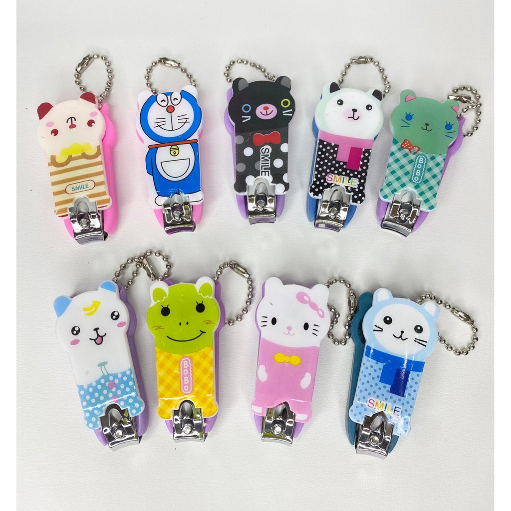 Gunting Kuku Karakter Lucu / Nail Clippers Ukuran Kecil Souvenir Ready