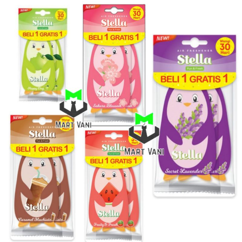 PROMO!!! STELLA FUN &amp; FRESH (PENGHARUM RUANGAN/MOBIL) BELI 1 GRATIS 1