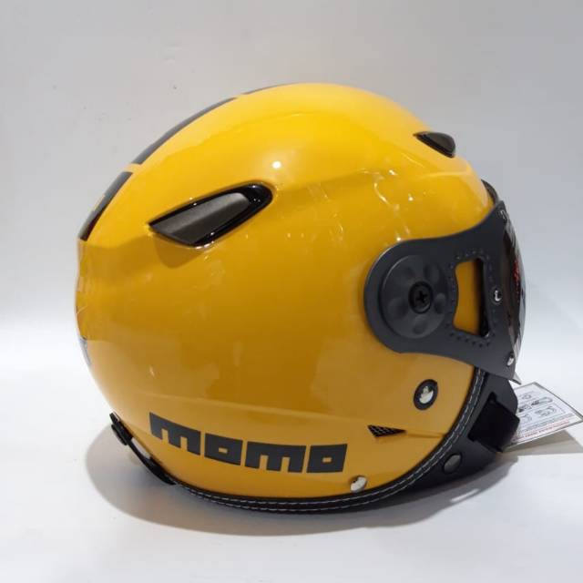 Helm Jpn Momo Pilot Kuning Gloss