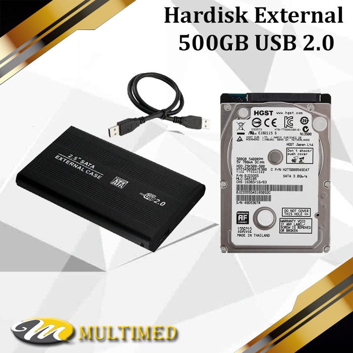 Hardisk External / Eksternal Laptop 500GB Untuk PS3 / Software/ Data