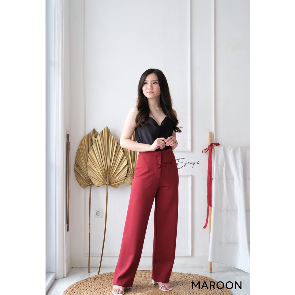 LOVE ESCAPE Celana Kulot Panjang Wanita/ Hailey Cullote Pants