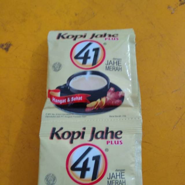 

KOPI JAHE MERAH 41 PLUS MINUMAN BERKHASIAT isi 10 sacset