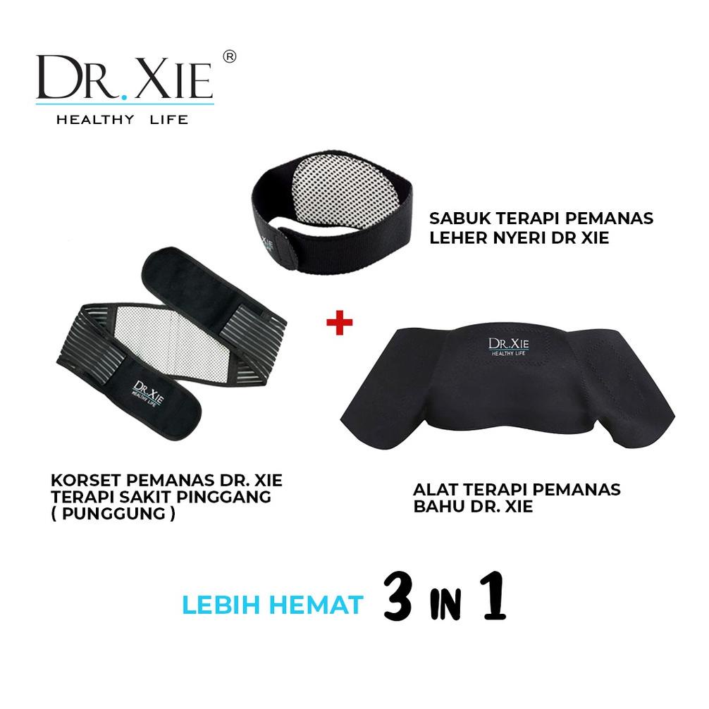 Bundling Korset Pemanas Pinggang, Alat Terapi Pemanas Bahu Dan Sabuk Terapi Pemanas Leher Dr. Xie