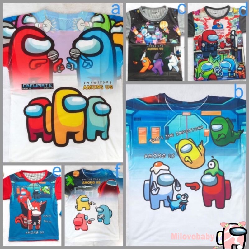 KAOS AMONG US ANAK / BAJU AMONG US ANAK