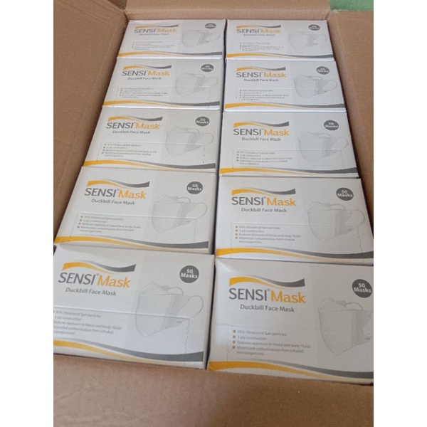 REPACK MASKER SENSI DUCKBILL EMBOSS ORIGINAL DUCKBILL SENSI