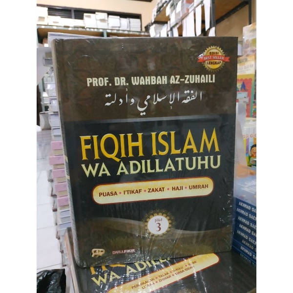[Original] Buku Fiqih Islam Wa Adillatuhu Jilid 3 Puasa Itikap Zakat Haji Umrah by Prof Dr Wahbah Az