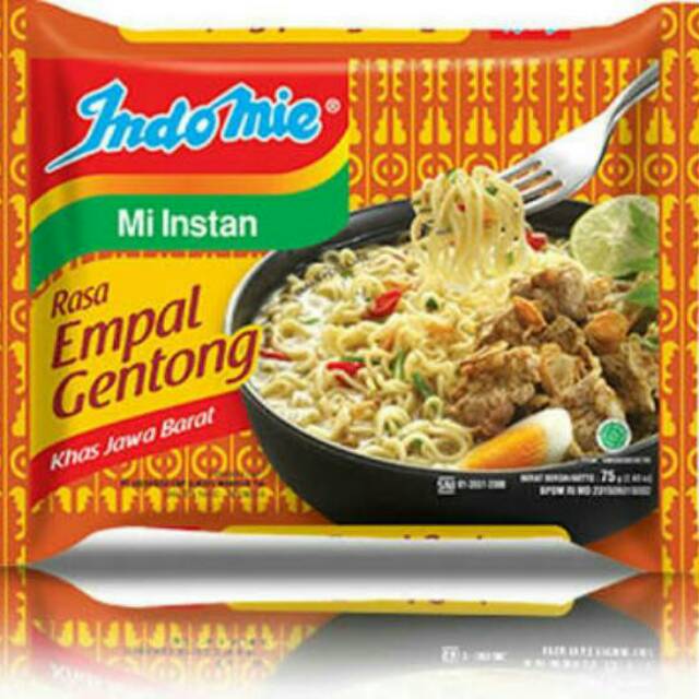 Indomie empal gentong & mie kocok bandung (10pcs) | Shopee