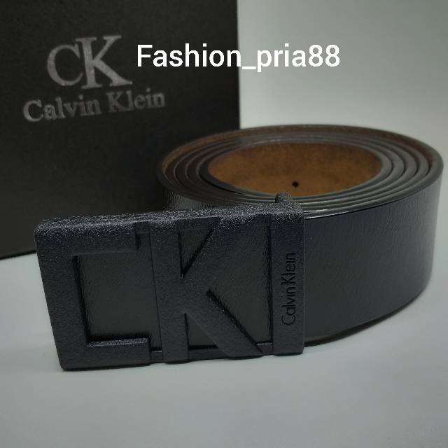 GESPER IKAT PINGANG MEN BELT CK PRIA KULIT ASLI IMPORT MODEL TUSUK