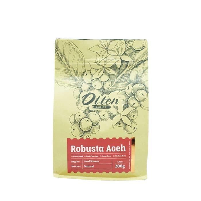 

Otten Coffee Robusta Aceh 200g - kkp816