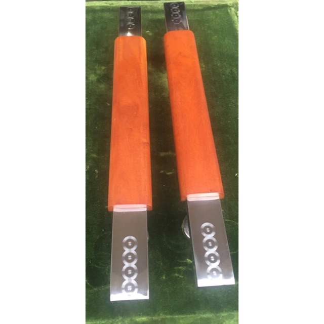 Handle pintu pegangan pintu gagang pintu kupu tarung stainless kayu natural 50 cm murah premium