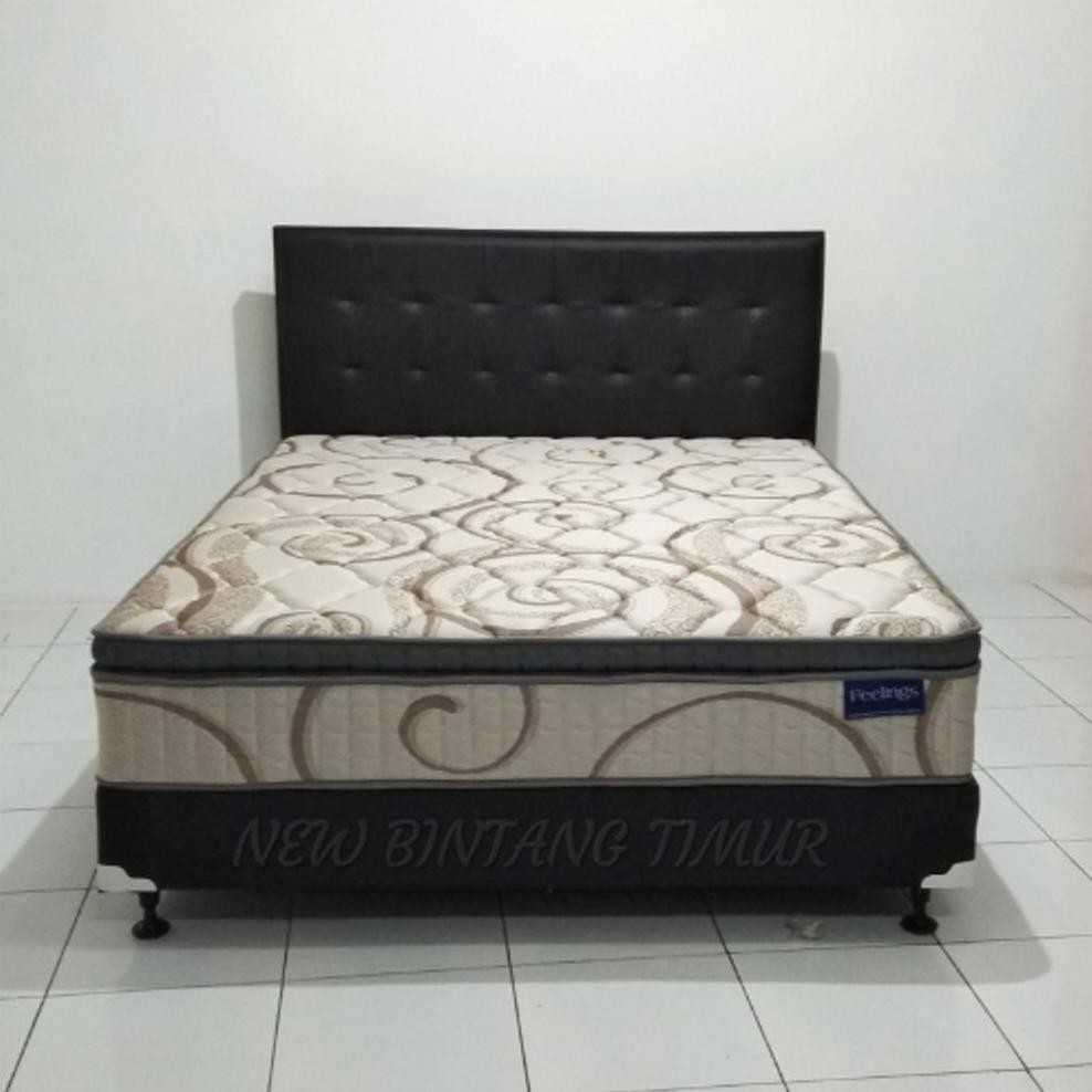 TERLARIS  Spring Bed Romance Feelings Plush Top 180 x 200 Full Set TERBARU