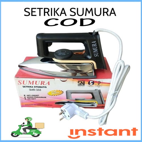 Setrika Listrik SUMURA SMR-333 STENLISS BODY MANTAP