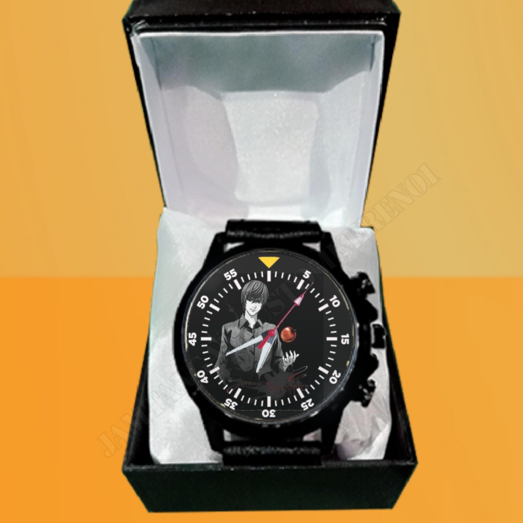 JAM TANGAN ANIME DEATH NOTE  CUSTOM KEREN 04 TERMURAH