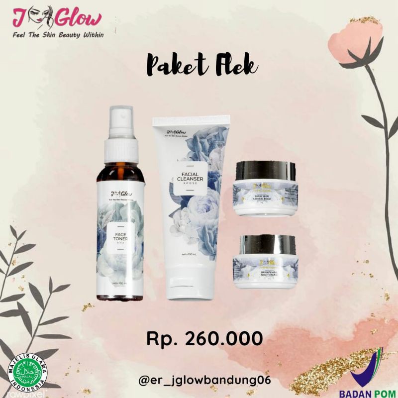 SKINCARE J GLOW PAKET FLEK