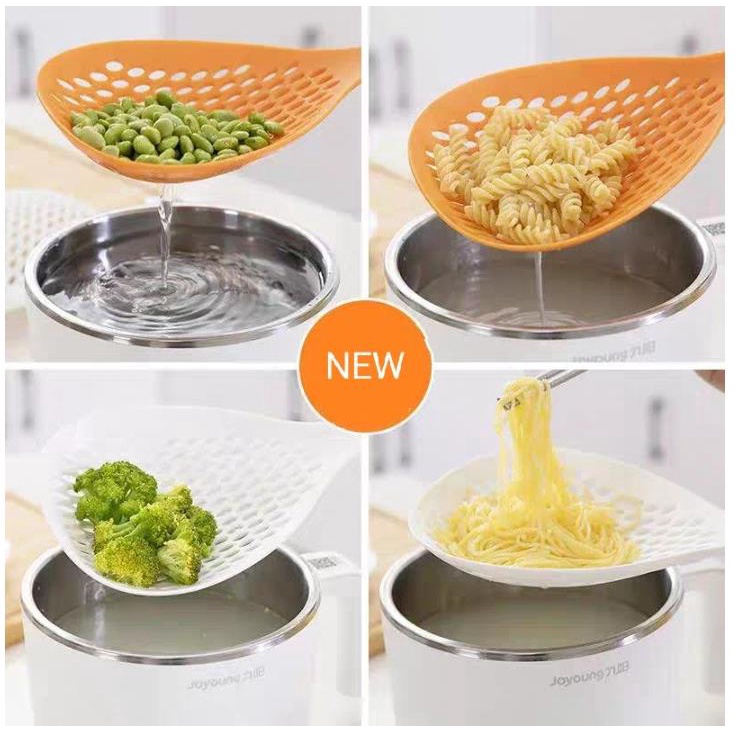 Sendok Sekop Serok /Saringan Sup Mie Tirisan /Rebusan Sayuran Makanan/Peralatan mie dapur/Peralatan dapur/saringan dapur anti panas/sendok saringan mie spagetti/sendok tirisan dapur serbaguna/tirisan rebusan sayuran/sendok saringan serbaguna/saringan mie-2