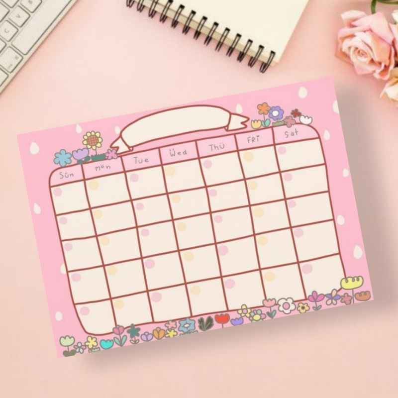 

Notepad flower pink tipe 2243