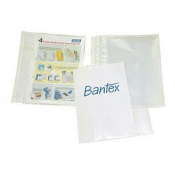 

Kantung File A4 Bantex bukaan sebelah kiri antiglare
