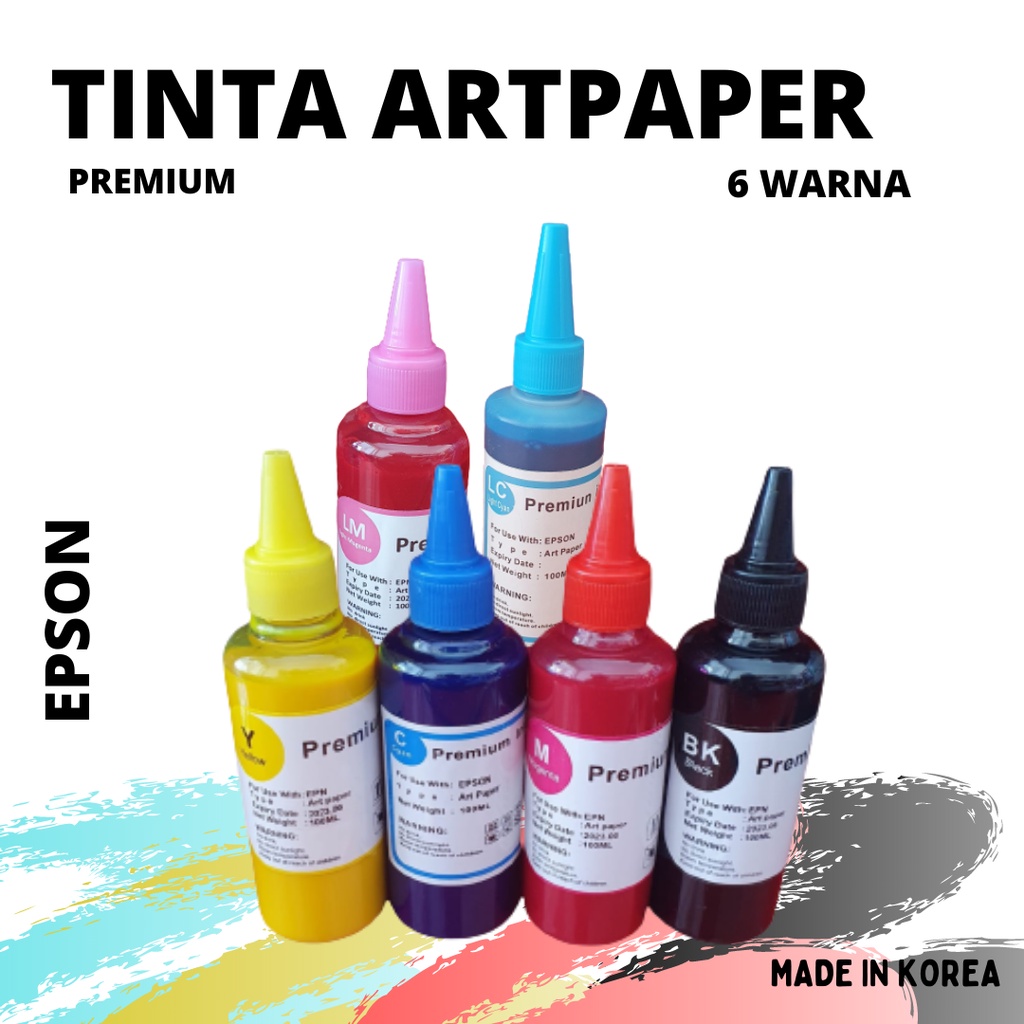 Tinta Artpaper Epson Premium 1 PAKET 6 WARNA