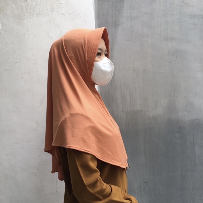 BASIC JILBAB BERGO BASIC HIJAB INSTAN JERSEY JILBAB SPORT MENUTUP DADA BERGO SPORT HIJAB SPORT PANJANG JUMBO-7