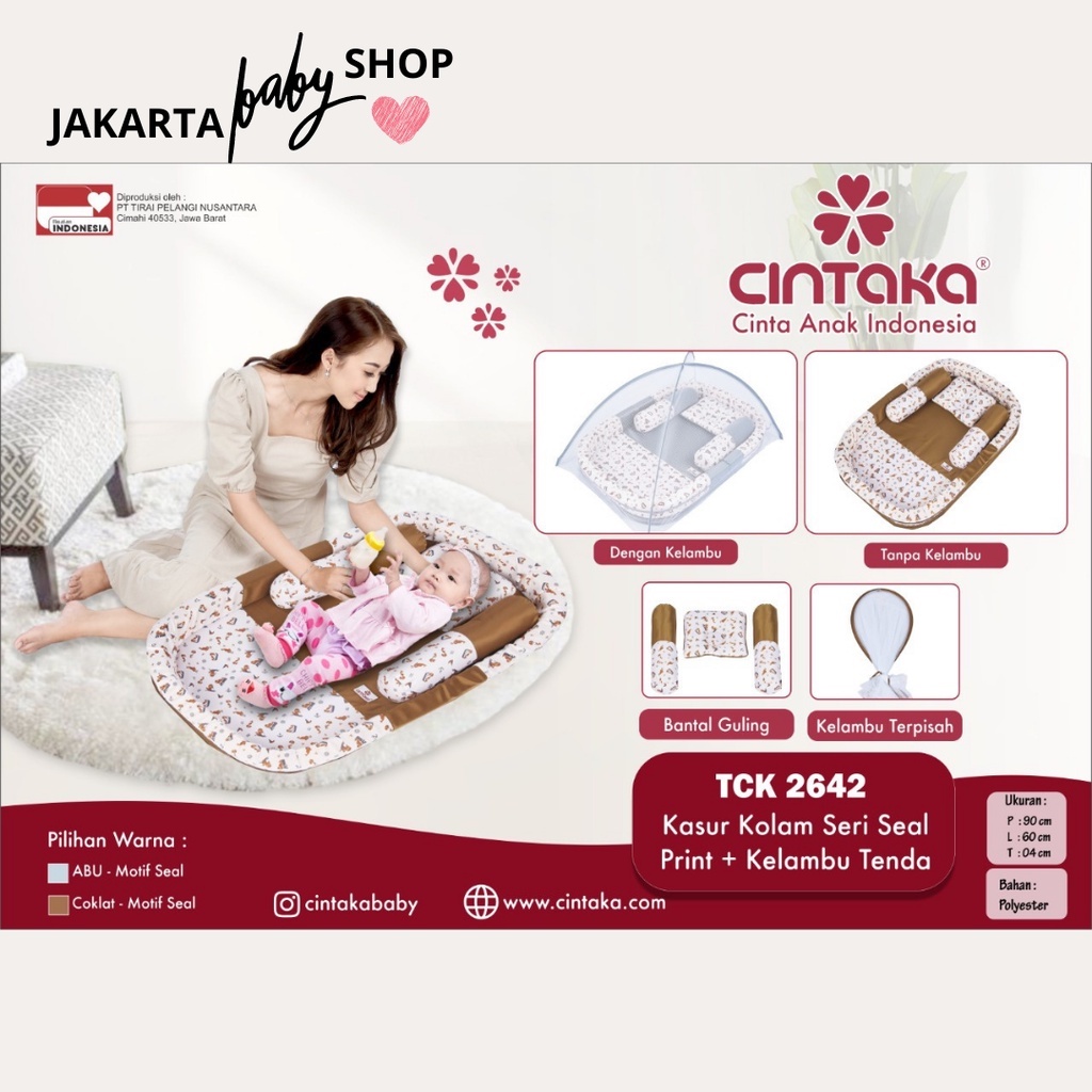 KASUR KOLAM + KELAMBU TENDA SERI SEAL CINTAKA TCK2642