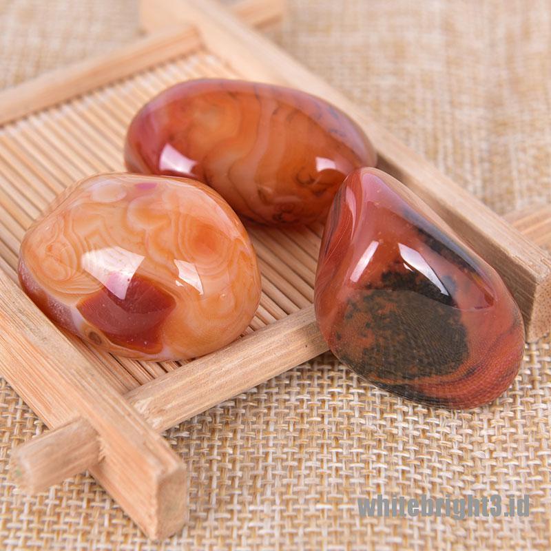 ❤White3 Warna Putih❤ Batu Akik Madagascar Alami Untuk Keberuntungan