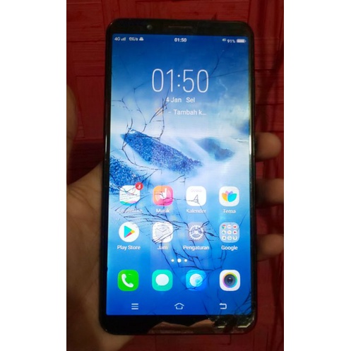 Mesin Normal Vivo Y71 Ram 3/32 Minus Lcd