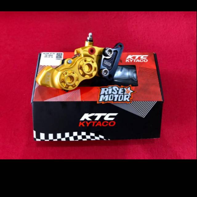 Kaliper ktc kytaco Aerox 4 piston MTF gold