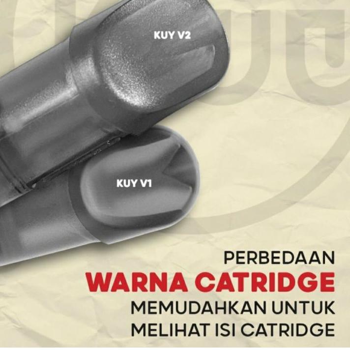 New -  Authentiic Catridge Vapoor Kuy V2 Elektrik Harga Satuan ✓