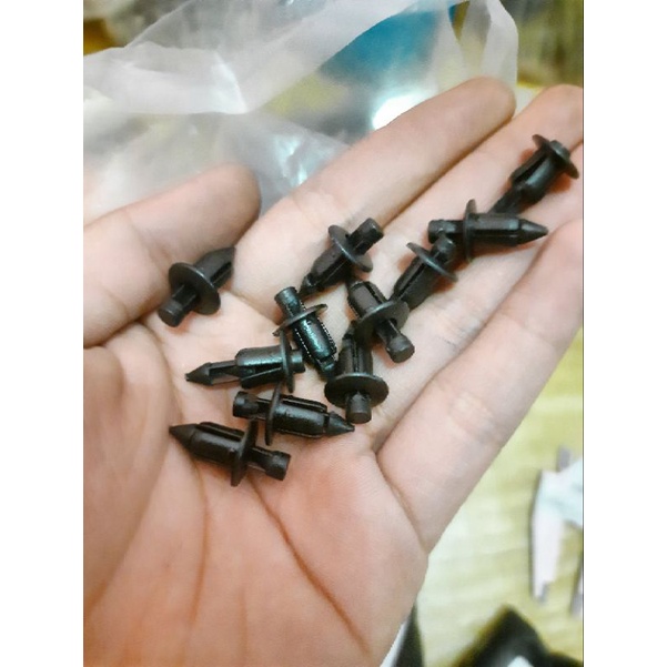 klip rivet plastik klip body motor kecil beat Nmax Aerox Lexi Ninja Honda Vario CBR PCX universal