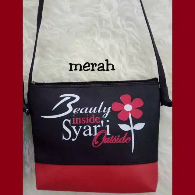 * BEAUTY SYAR'I * TAS MUSLIMAH SLING BAG HIJAB MUSLIM TAS FASHION