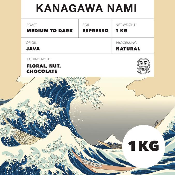 

Kanagawa Nami Coffee Beans for Espresso 1 KG / Biji Kopi Java