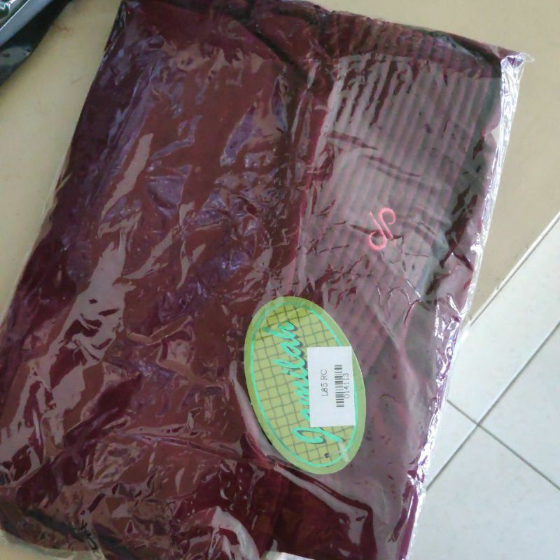 L 85 RC JILBAB BERGO ORIGINAL JAMILAH HIJAB | L 85 RC Tanpa Payet ORIGINAL Size M-Maroon