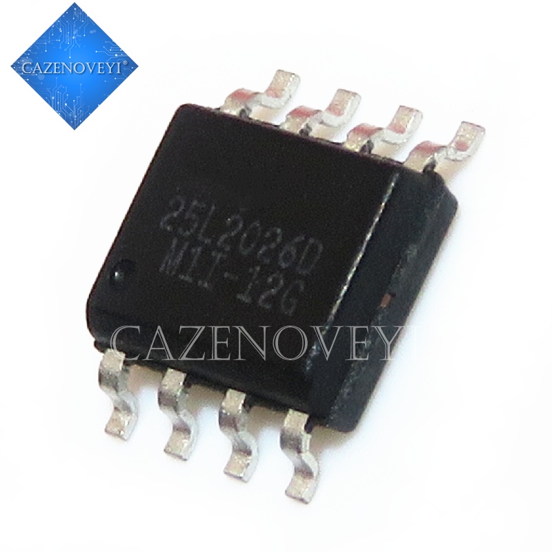 5pcs Ic Mx25L2026Em1I-12G Mx25L2026Dm1I-12G Mx25L2026E Mx25L2026 Sop-8