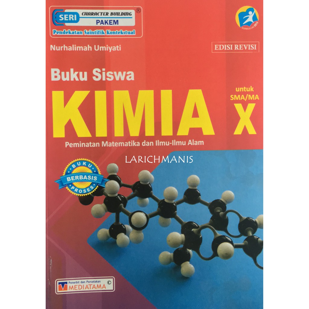 BUKU KIMIA KELAS 10 MEDIATAMA
